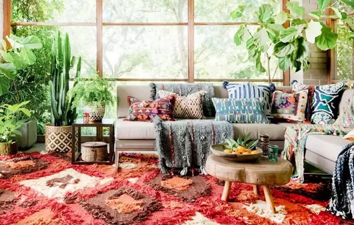 The Impact of Bohemian Area Rugs on Interior Design